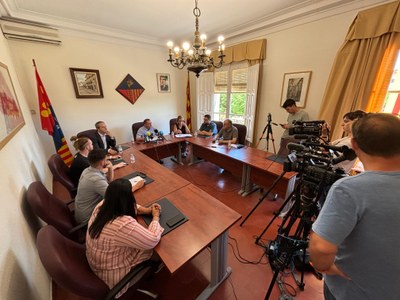 Imatge dels representants de diferents municipis del Baix Segre