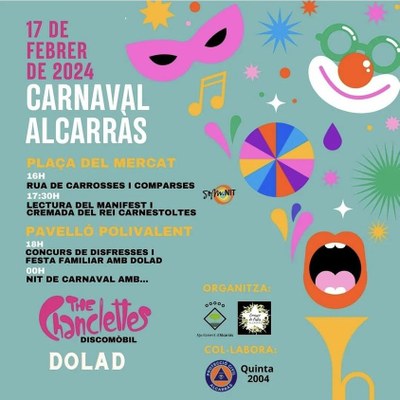 Més de 1.300 participants a la Rua de Carnaval d’Alcarràs de dissabte